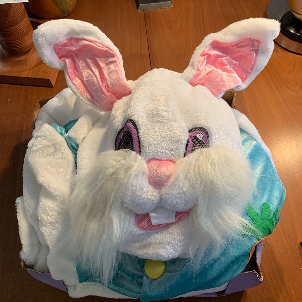 Deluxe Halloween Easter Bunny Adult Costume - Picture 2 of 8